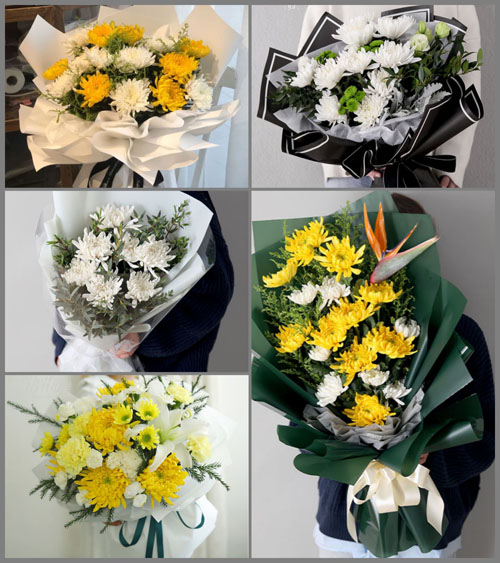 广东梅州市丰顺县汤南镇长坑村白事花束代送